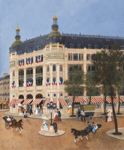 GRANDS MAGASINS DU PRINTEMPS II 65X54cm