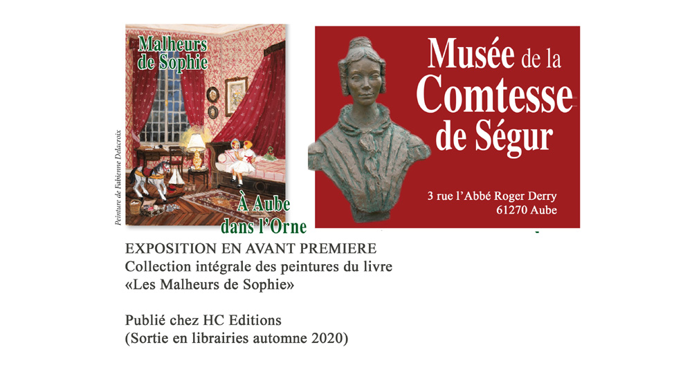 Exposition de la collection des peintures du livre «Les Malheurs de Sophie»